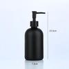 Frosted Glass Dispenser Bottle - Large Capacity for Sanitizer, Lotion, or Shower Gel
