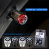 4Pcs/Box Car Wheel Tire Valve Caps Tyre Stem Cover Accessories For BMW M E36 E46 E90 E91 E87 F10 X2 3 5 6 7 Series G20 G30 X3 X1 GU3