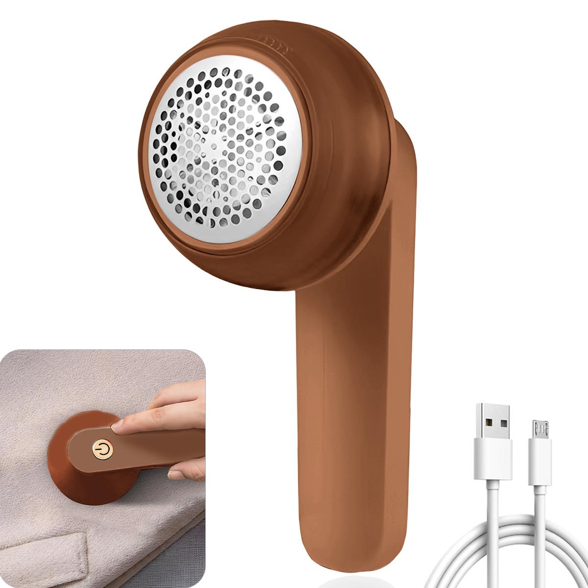 

Electric Clothing Shaver Portable Garment Fabric Professional Lint Remover USB Charging Suitable for Sweaters Pants Cushions шоколадный