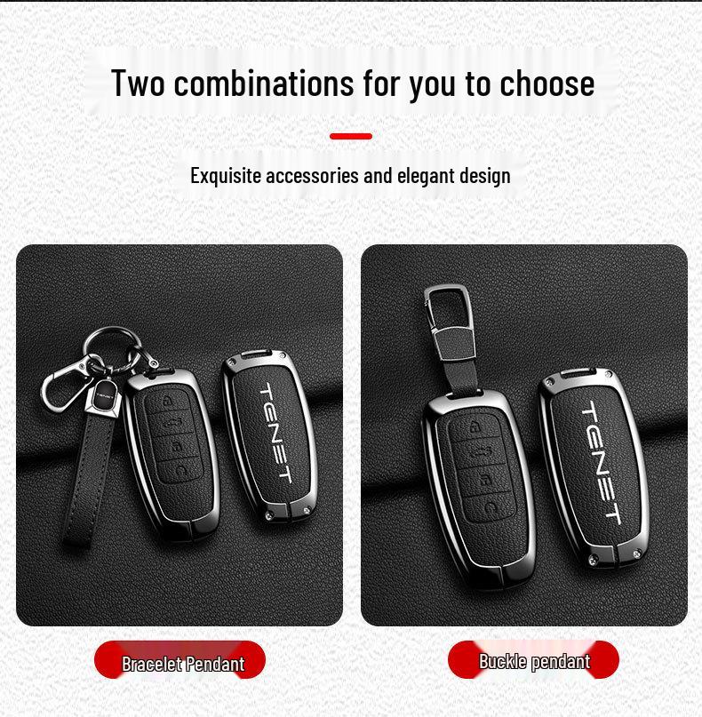Tenet Tianneng Key Case Metal Protective Shell Buckle for T7/T4/T8/T9 New Model Car