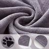 35*75cm/50*100cm Microfiber Pet Bath Towel Embroidered Super Soft Absorbent Cat For Dogs Blanket Grooming Supplies