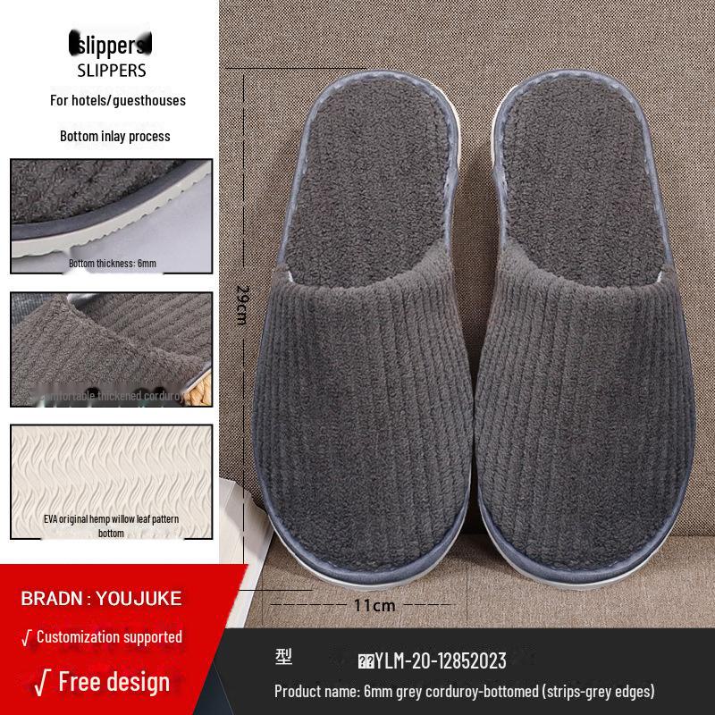 Disposable Non-Slip Slippers for Hotels, Homestays, and Spas