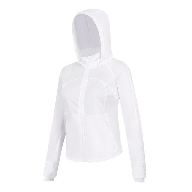 Lulu Goai Smasher Hooded Thin Patchwork Slim Breathable Quick-Dry Sun Protection Summer Jacket XXL