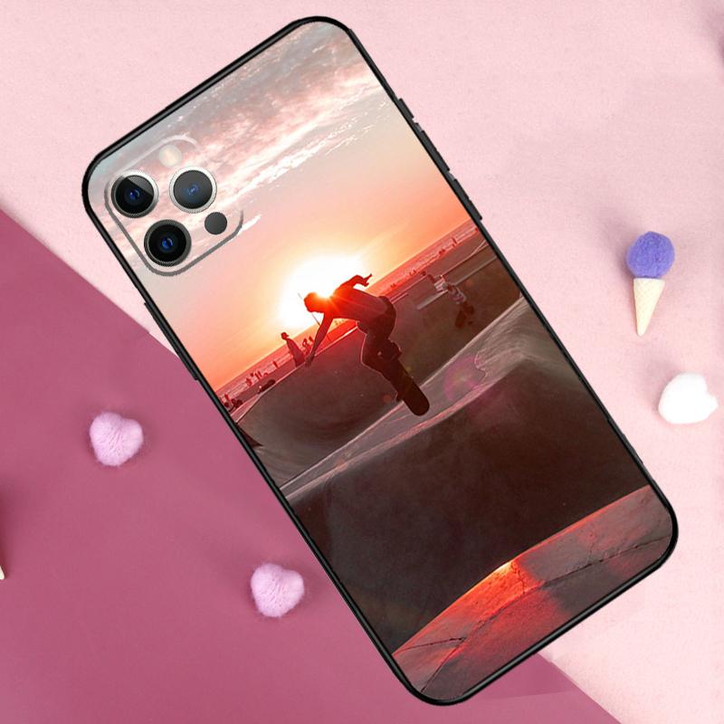 Cool Skate Phone Case For iPhone 17 Pro Max 17 Air 11 14 15 16 Pro Max Plus 12 13 Mini 16e Back Cover