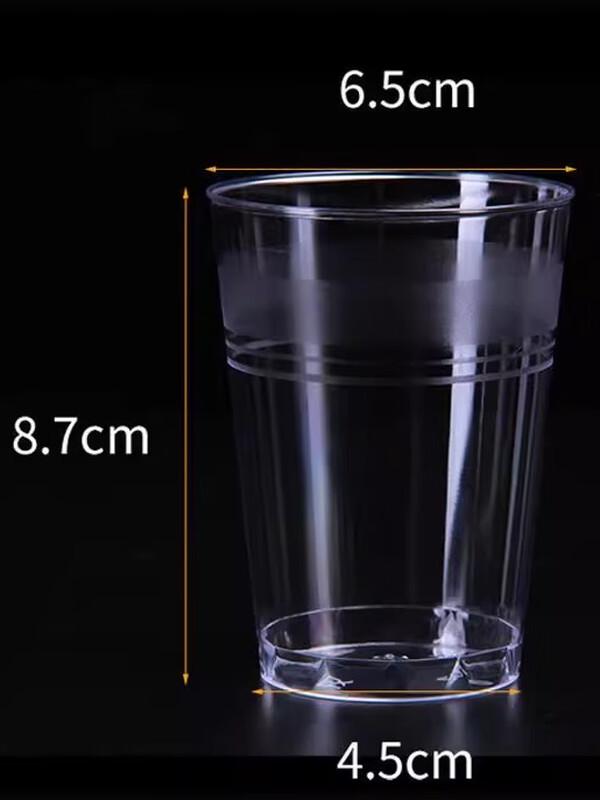 Shixun 6oz Straight Frosted Hard Plastic Airline Cups