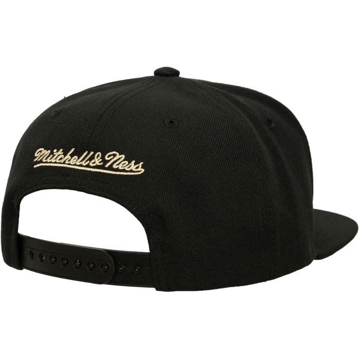 Casquette Snapback - MITCHELL &amp; NESS - CREAM SCRIPT - Los Angeles Lakers - 100% Polyester - Unisexe