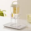 2L Drink Dispenser Large Capacity Cold Water Pitcher with Built-in Filter Tea Juice Leak-Proof Faucet Beverage Container