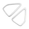 Car Styling 2pcs/set Stainless Steel Dashboard Air Conditioner Outlet Decoration Cover for Peugeot 208 2008 2020-2024