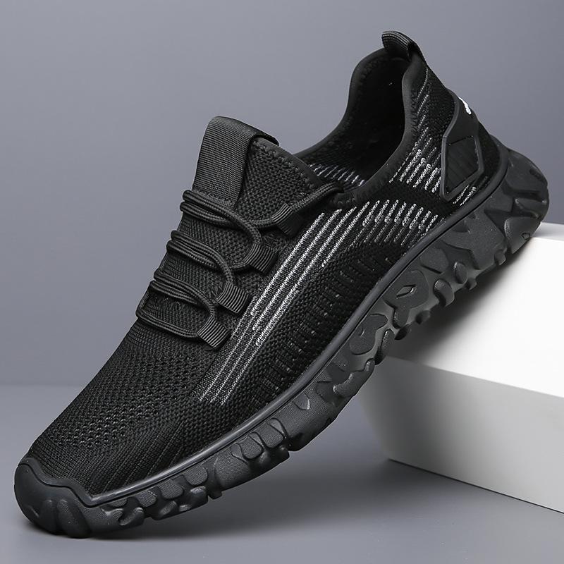 

Men s shoes 2024 new summer mesh breathable thin mesh shoes running soft sole casual sports mesh hollow trendy shoes 44