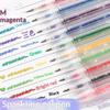 New 8/12/18 Colors Glitter Gel Pen 1.2mm Metal Glitter Color Ballpoint Pen Paper Cardstock Diary Cute Drawing DIY Art