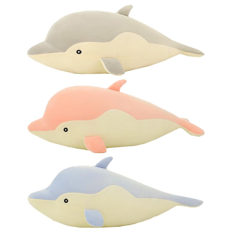 Doll Cute Dolphin Plush Toy Soft Animal Ocean Sea Stuffed Pillow Children Toys