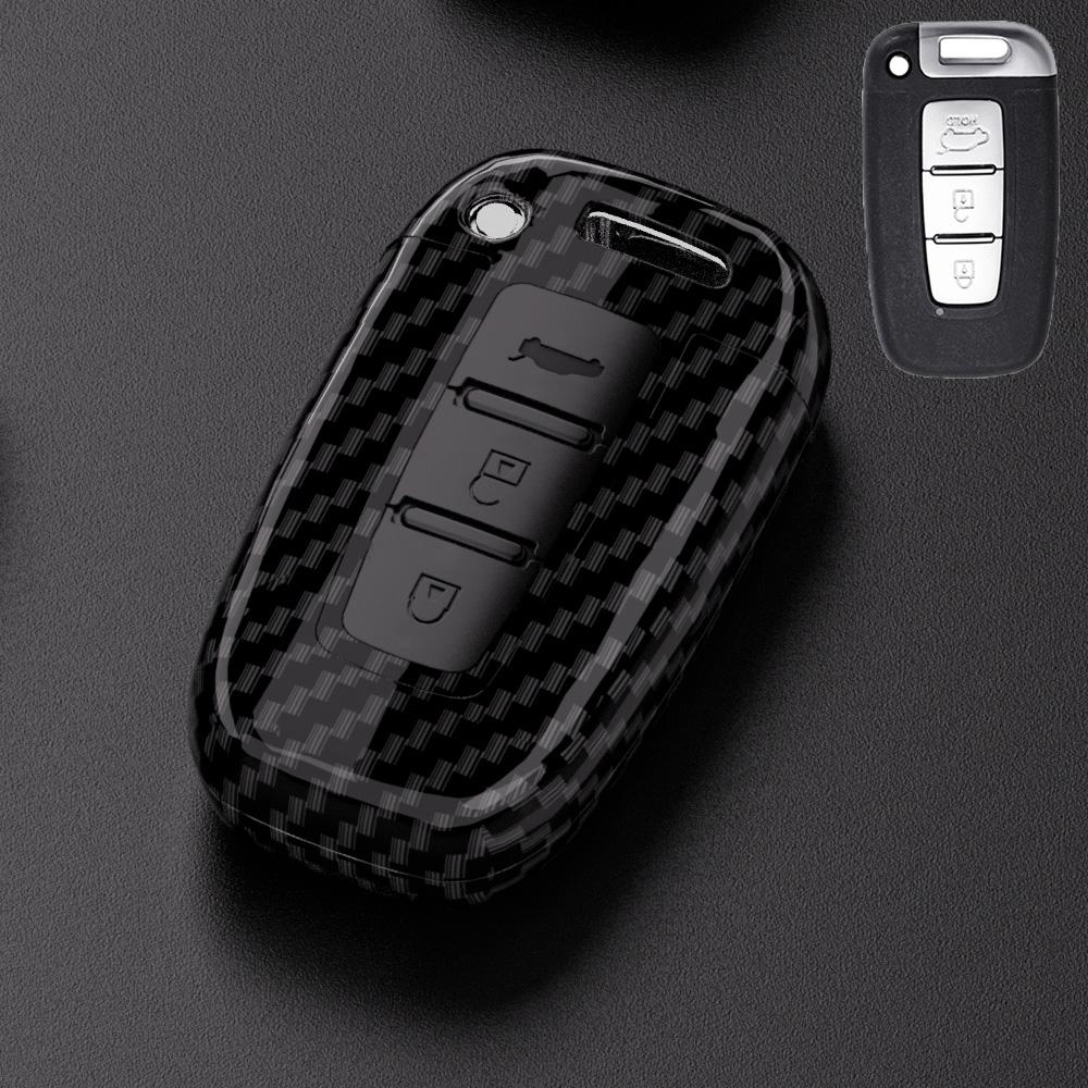 For Kia Hyundai EQUUS Optima K5 Forte Opirus Rohens Ix35 SOUL SORENTO MOHAVE Borrego 3/4 Buttons Car Key Case Cover Shell Fob