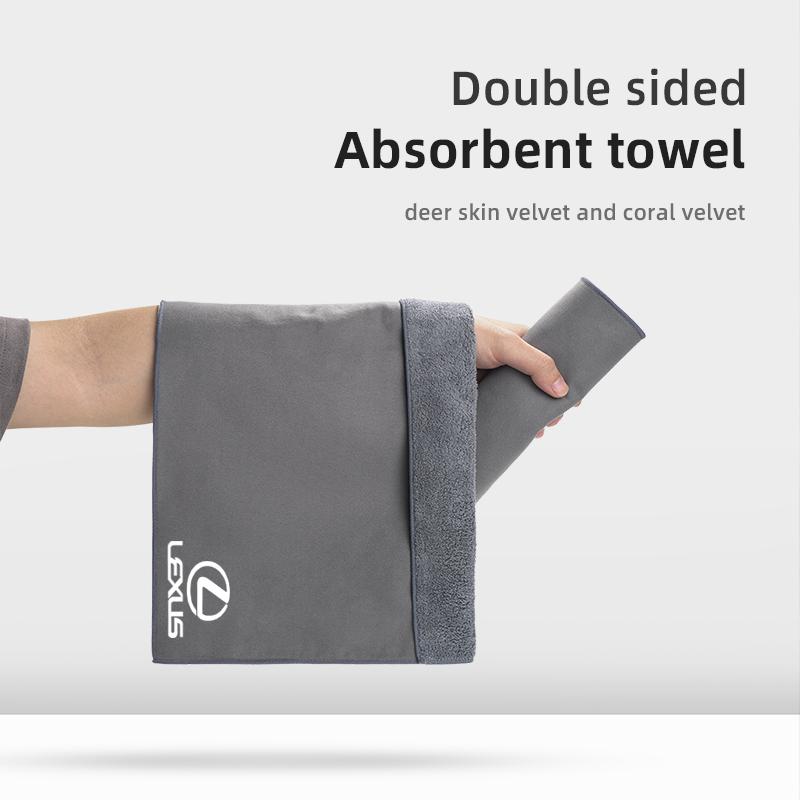 For Lexus RX330 IS250 Ct200h ES300h RX350 IS300h NX300h RX400h UX Car  Car Microfiber Wash Towel Car Care Cleaning Tools