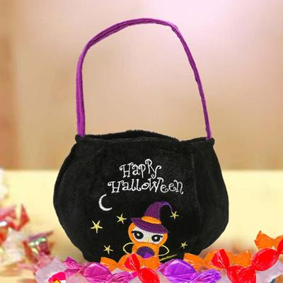 Halloween Trick or Treat Tasche, Süßigkeitenkorb für Kinder, Snack-Einkaufstasche, Mehrzweck, wiederverwendbar mit
