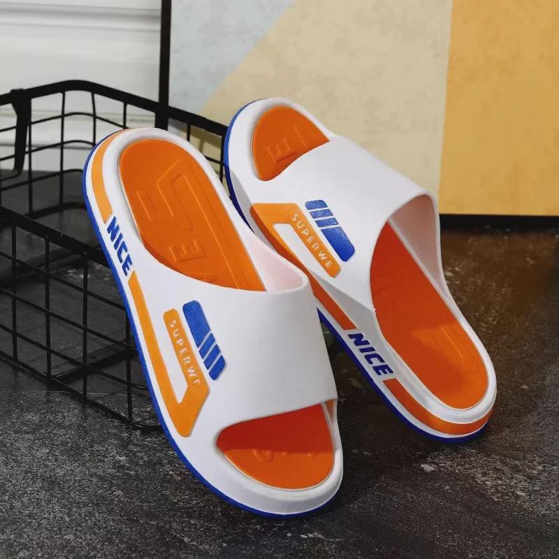 Men's 2024 Slippers: Fashionable, Stylish, and Versatile. Wear-resistant and Non-slip, Perfect for Outdoor Use At Home or In Dorms.