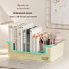 Rolling Under-Table Book Storage Box: Movable Schoolbag and Book Organizer for Dorms