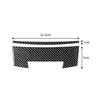 Carbon Fiber Car Console Storage Box Panel Stick Decoration For Accord 2013-2017