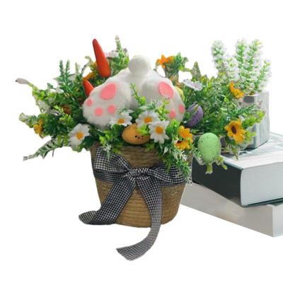 Figurines Home Decor Multipurpose Easter Figurine Easter Bunny Decorations Decorative Figurines Versatile Aesthetic Room Decor