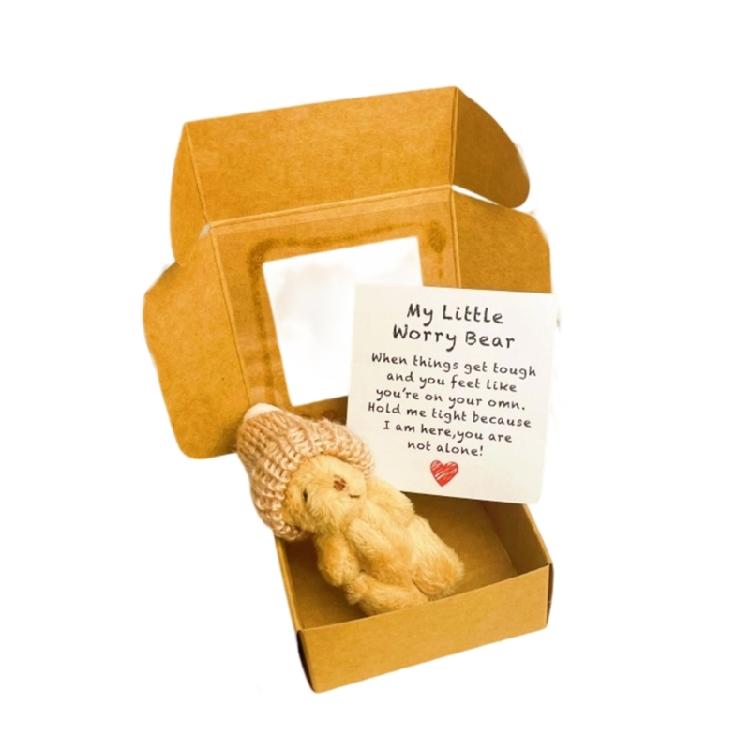 Portable Plushes Bear In Decorative Box Soft Traveling Companions Animal Toy For Children Event And Holiday Gifts