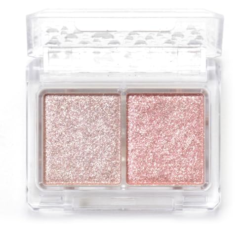 Canmake Lame Mania 02 2.7g Eyeshadow Glitter Shadow Shine Gloss Pearl Two-color Pastel Pink
