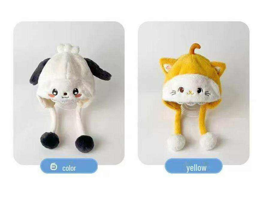 Autumn/Winter Baby Ear Protection Lei Feng Hat - Thick, Warm, Cute Cartoon Design for Boys and Girls