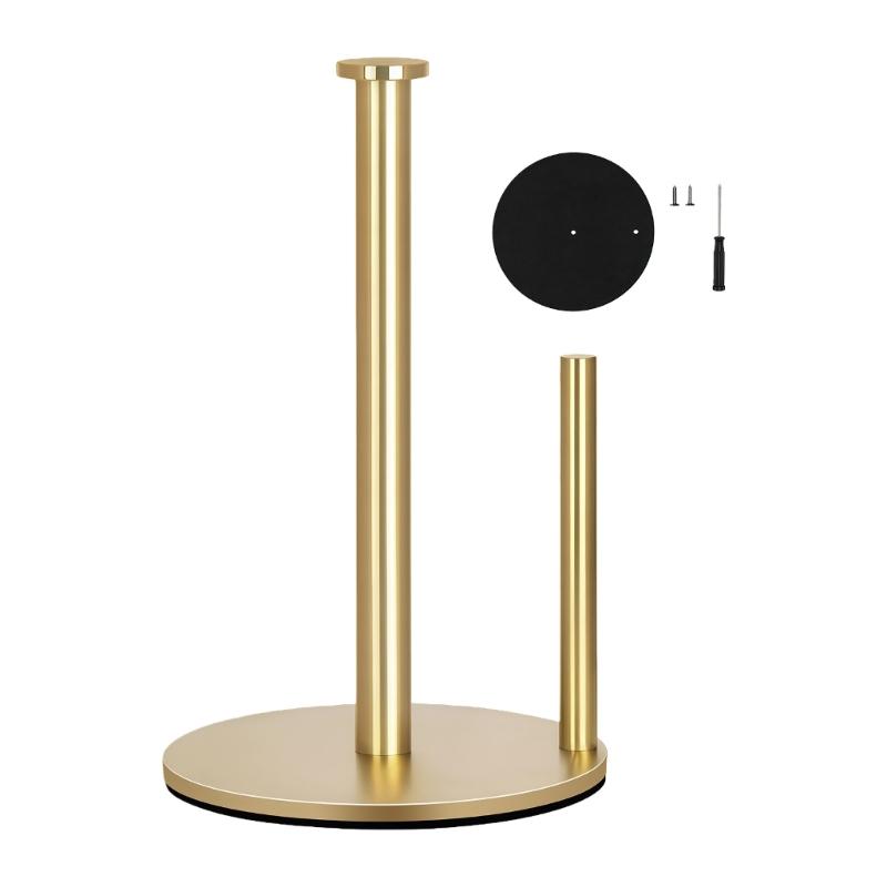 Modern Stainless Steel Paper Towel Holder for Kitchen and Bathroom Easyly To Install and Clean Hygienic Surfaces