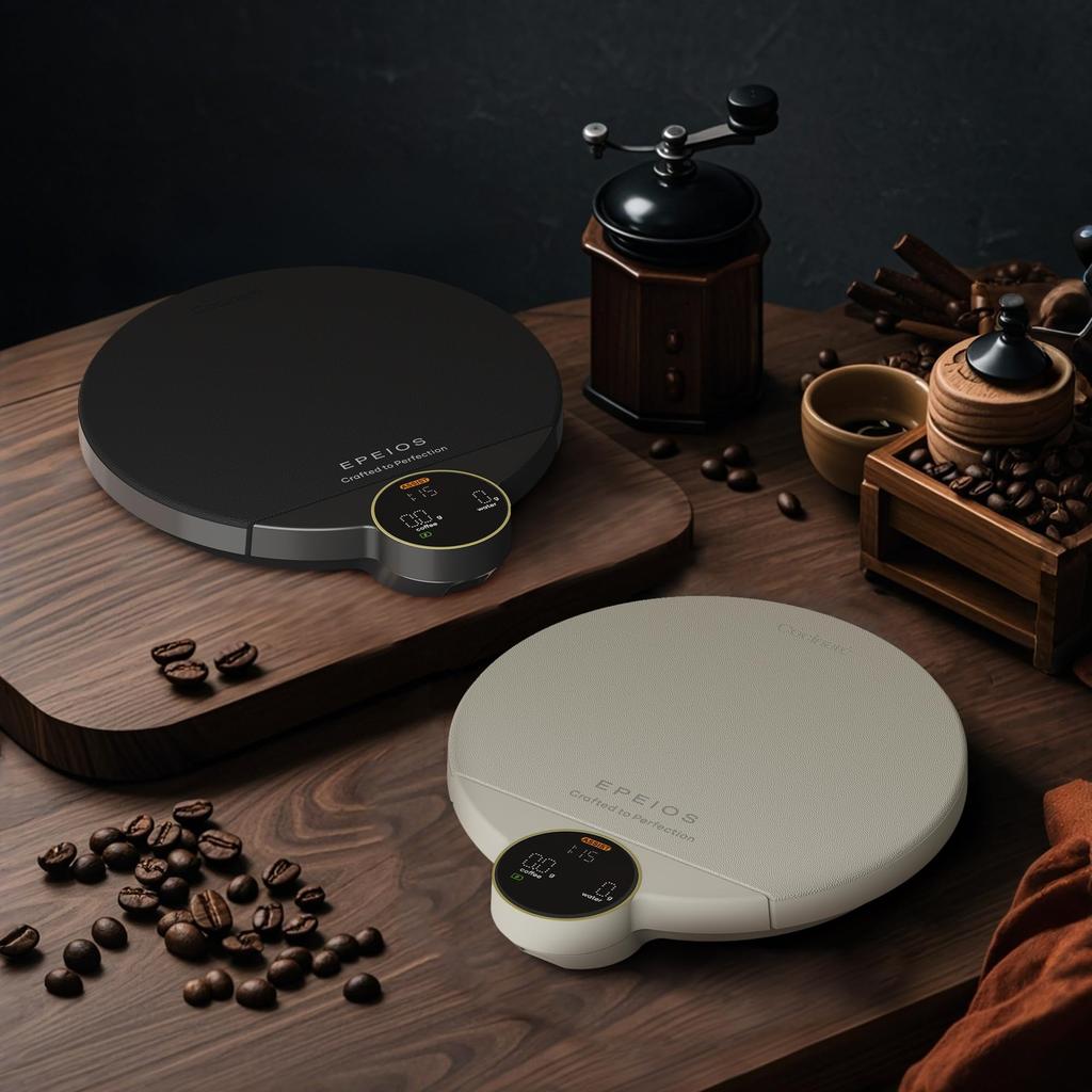 Epeios Coffee Scale Balance (0.1 g Precision, Auto Timer, Type-C Charging)
