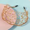 Handmade Sparkling Rhinestone Tiara Elegant Headbands Bride Hair Bands  Birthday