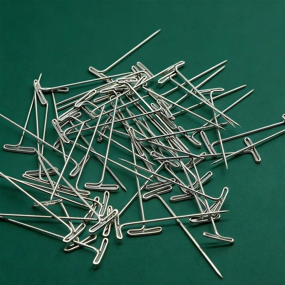100Pcs Sharp Point Blocking Knitting Pins Straight Pins Positioning Needle  Jewelry Making