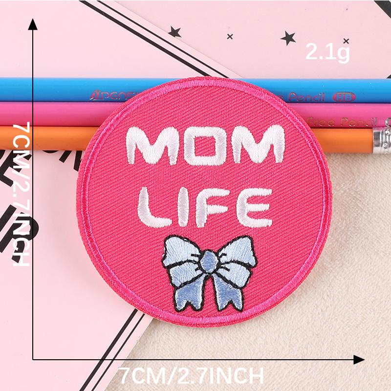 

Love Heart Embroidery Patch - Handmade DIY Mother s Day Clothing Accessory Badge