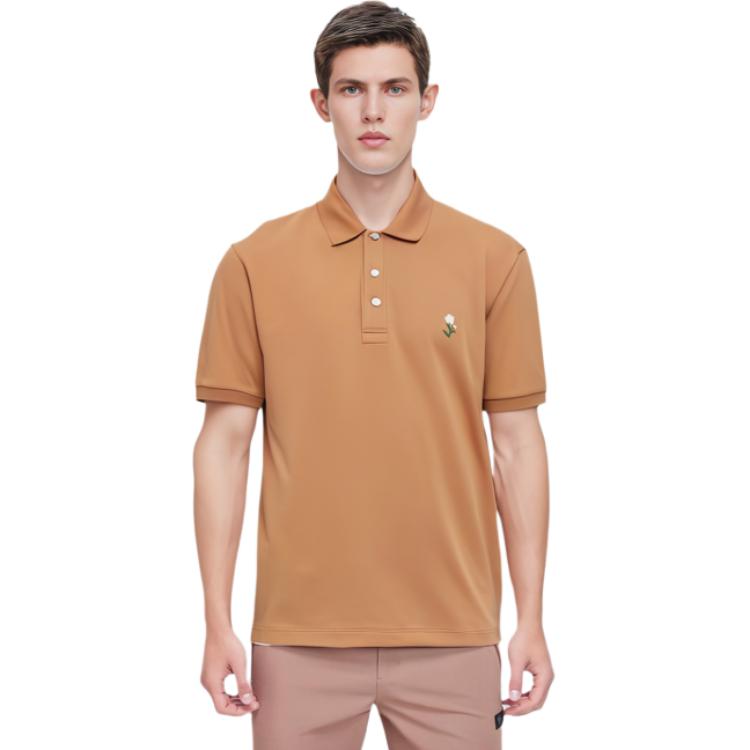 UNIQLO Embroidered Short Sleeve Polo Shirt Men tops 440401-24