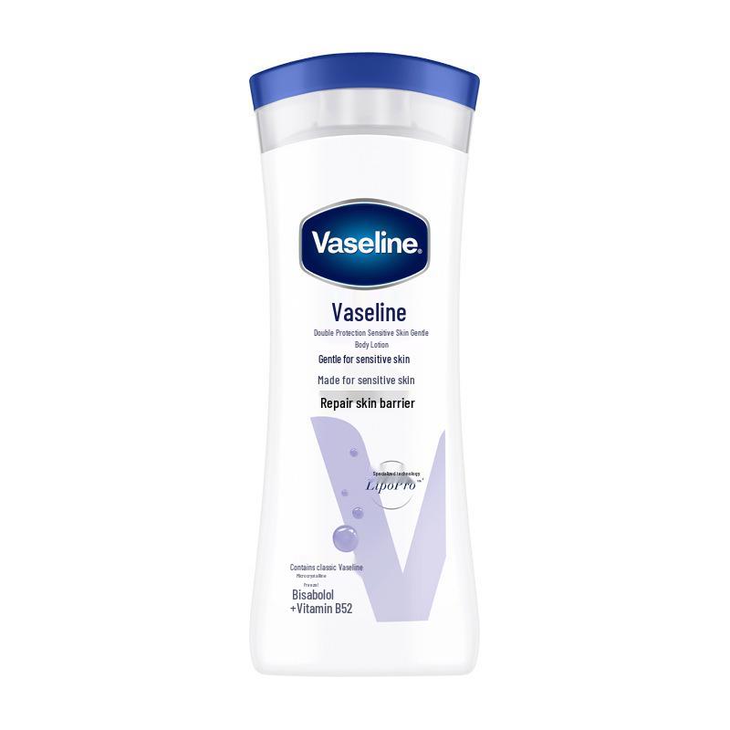 Vaseline Intensive Care Nawilżający balsam do ciała dla skóry wrażliwej z niacynamidem, rozjaśniający, 200g/400g