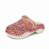 Fashion Luxury Colorful Rhinestone Design Brand Slippers Women High Quality EVA Thick Bottom Cave Shoes Fashion Comfortable Beach Sandal