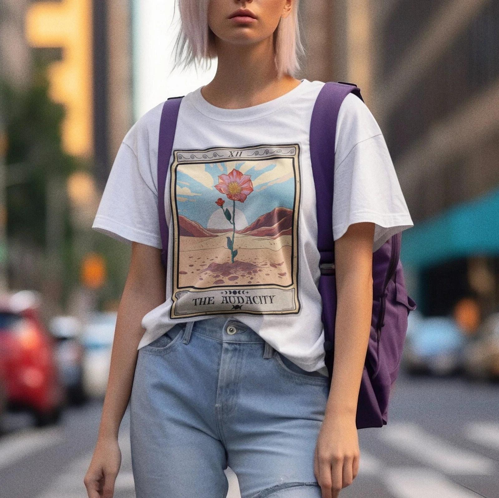 The Audacity Tarot Card Shirt XL