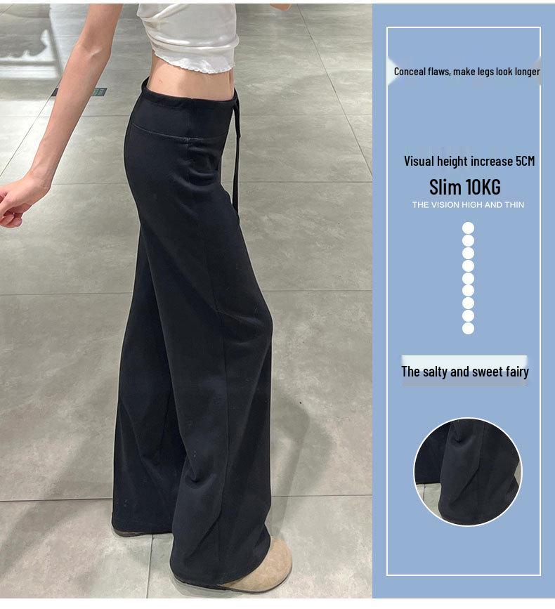 Lulu Unisex High Waist Slimming Sweatpants - Autumn 2026: Wide Leg, Plus Velvet