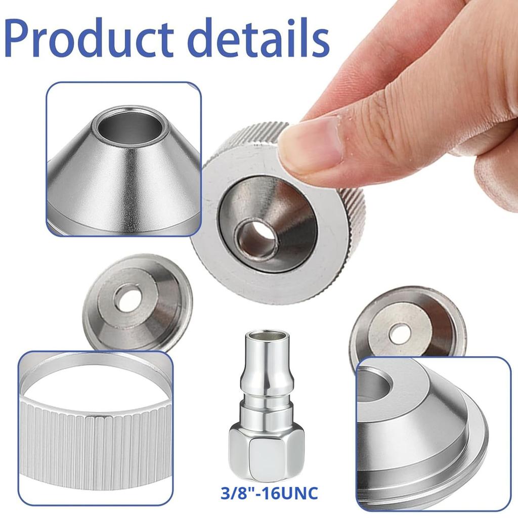 5Pcs Texture Sprayer Orifice Tip Set Sprayer Guns Nozzle Tip for Effortless Texturing Projects in DIY Tasks