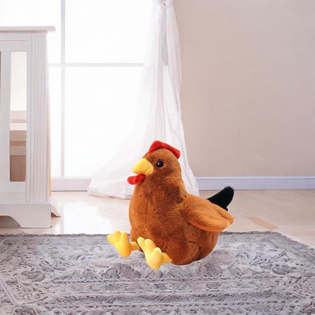 Jucărie Pui Animal Fermă Păpușă de Pluș pentru Băieți