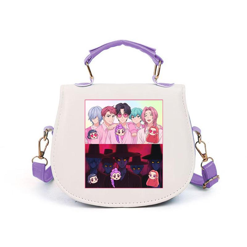 Kpop Animation Cartoon Printing Korean Version Of The Trend Handbag Multi-Function Portable Shoulder Messenger Bag