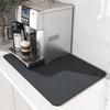 Black Exquisite Dish Drying Mat For Clean And Tidy Countertop Table Decoration Accessories Absorbent Mat Kitchen