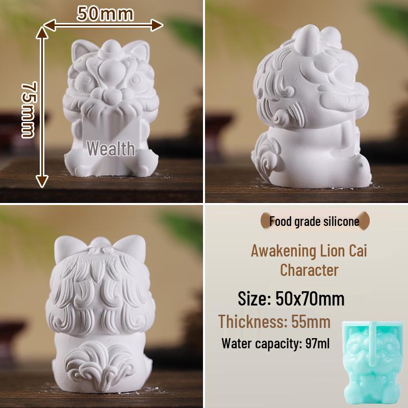 Teddy Bear Silicone Mold for DIY Crafts and Incense Stones