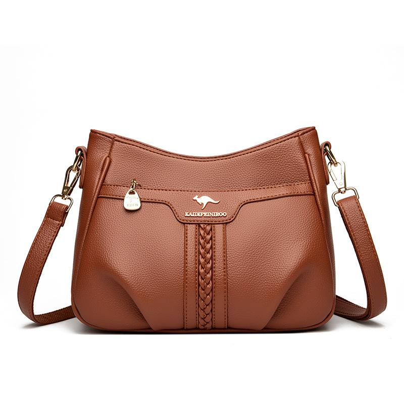Taška Dámská taška Atmospheric Multi-layer Trend Mom Bag Crossbody Bag Dámská taška přes rameno