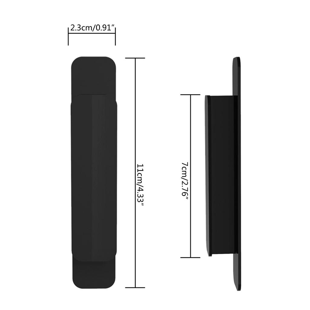 Pack of 2 Stick On Pulls for Wardrobe Doors No Drilling Required Drawer Handles Door Handles No Drilling Handle Durable