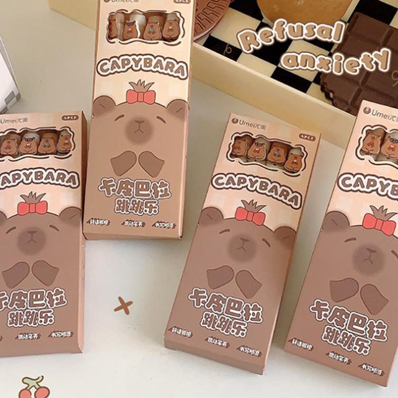 

Cute Cartoon Capybara Gel Pen 0.5Mm Gel Pen Lovely Animal Pens Pretty Aesthetic For School Office Supplies Stationery
