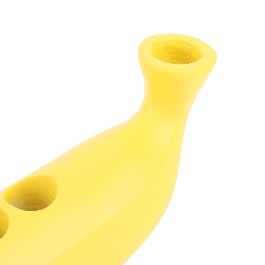 Portable Banana Candle Holder 8 Holes Portable Attractive Banana Themed Candle Holder for Home Decoration