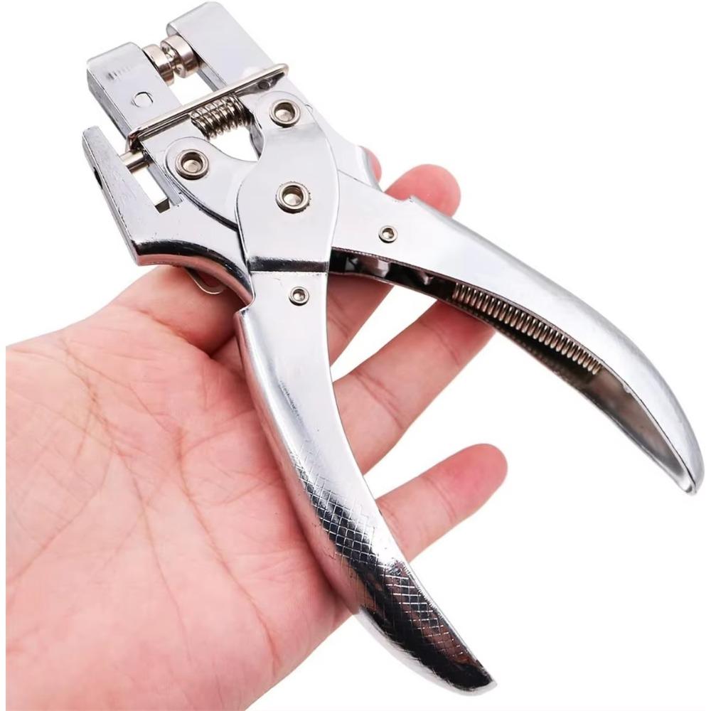 Fit For Shoes Bag Belt Scrapbooking Eyelets Set Brass Eyelets With Multifunctional Pliers Kit Genuine Leather Grommet Round Eye Rings