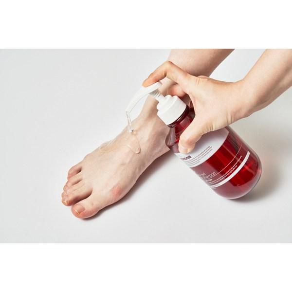 Shampoing pour les pieds Paul Madison Deep Red, grande capacité, soin des peaux mortes, 510 ml, 1 lot
