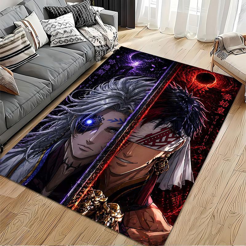 "Fantasy Warrior Split Design" suitable as a non-slip mat for the living room or bedroom sofa