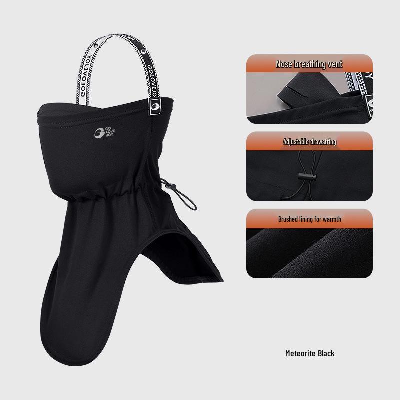 Unisex Thickened Fleece Winter Ski Mask - Warm, Windproof, Coldproof, for Autumn Outdoor Cycling