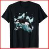 Orca Schwertwal Ozean Orca Schwarzes Baumwoll-T-Shirt Unisex T-Shirt