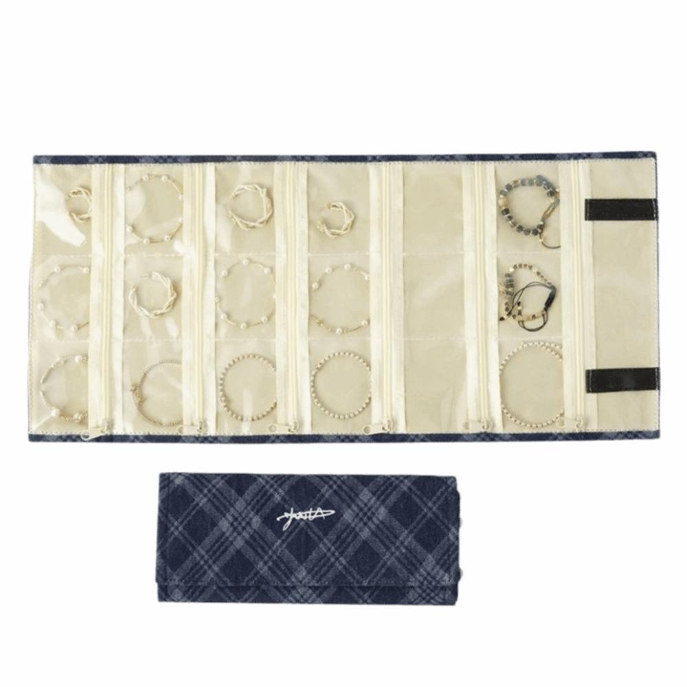 

Durable Bangle Protective Bag Portable Jewelry Organizer Jewelry Display Bag Casual Storage 18 Grids